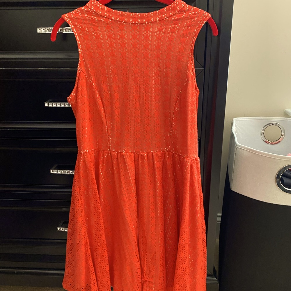Copper Key, Juiors Large Orange dress